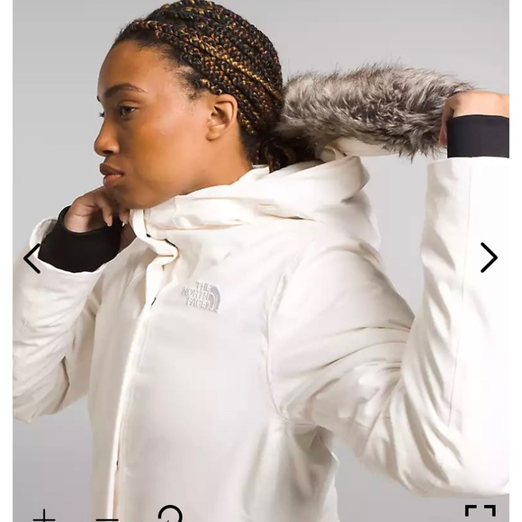 Manteau North Face crème - Picture 3 of 3